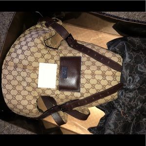 Gucci baby carrier